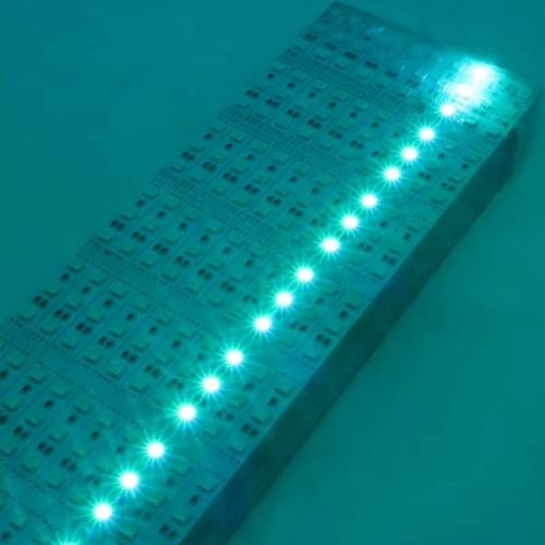 Taśma LED 5050 RGB na sztywnym aluminiowym podkładzie - multi kolor - 100 cm